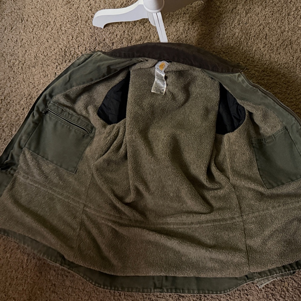 Carhartt Men's Army Green Field Jacket - Picture 8 of 8